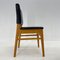 Leatherette & Wood Chair, Czechoslovakia, 1960s, Image 7