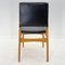 Leatherette & Wood Chair, Czechoslovakia, 1960s, Image 9