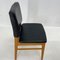 Leatherette & Wood Chair, Czechoslovakia, 1960s, Image 8