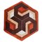 Alfombra Hexagon Mid-Century, años 60, Imagen 1