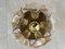 Mid-Century Amber Murano Glass Sputnik Flower Ceiling from Sische, 1960s 4