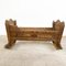 Antique German Folkart Baby Bed Rocking Cradle 4