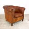 Vintage Sheep Leather Club Chair Aalten 8