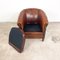 Club chair vintage in pelle di pecora di Lounge Atelier Leeuwarden, Immagine 11