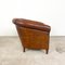 Club chair vintage in pelle di pecora di Lounge Atelier Leeuwarden, Immagine 2