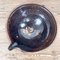 Antique French Dark Brown Glazed Terracotta Tian Mixing Bowl 7