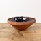 Antique French Dark Brown Glazed Terracotta Tian Mixing Bowl 2