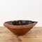 Antique French Dark Brown Glazed Terracotta Tian Mixing Bowl 1
