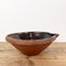 Antique French Dark Brown Glazed Terracotta Tian Mixing Bowl, Image 1