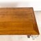 Vintage Mahogany Harp Base Desk Table with Drawers 7