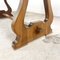 Vintage Mahogany Harp Base Desk Table with Drawers 13