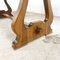 Vintage Mahogany Harp Base Desk Table with Drawers, Image 13