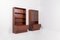 Danish Modern Walnut Veneer Cabinets from Faarup Mobelfabrik, 1960s, Set of 2 1