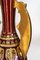 19th Century Bohemian Ruby Red and Gold Cut Crystal Vases, Set of 2 8