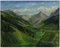 Antonio Feltrinelli, Mountain Landscape, Original Painting, 1920s 1
