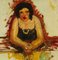 Antonio Feltrinelli, Ritratto di donna, Dipinto originale, anni '30, Immagine 3