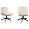 Vintage Fabric Swivel Chairs, Mid-20th-Century, Set of 2, Image 1