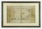 Original Ancient Quirinal Palace Planimetry, 17th-Century, Framed 1