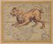 Charles De La Haye, Lion, Gravure à l'Eau-Forte, 18ème Siècle 1