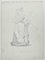 Adolphe Etienne Viollet-Le-Duc, Woman, Original Drawing on Paper, Mid 19th-Century 1