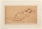 René Lorrain, Nude of Woman, Original Pencil and Pastel, Early 20th-Century 1