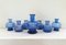 Vases Mid-Century par Per Lutken pour Holmegaard, Danemark, Set de 7 7