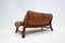 Canapé et Chaises de Salon Mid-Century en Cuir Cognac, 1960s, Set de 3 5