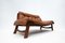Mid-Century Cognac Leather Living Room Sofa and Chairs, 1960s, Set of 3, Image 9