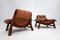 Canapé et Chaises de Salon Mid-Century en Cuir Cognac, 1960s, Set de 3 15