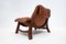 Sofá y sillas Mid-Century de cuero coñac, años 60. Juego de 3, Imagen 19