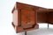 Mid-Century Modern Italian Teak Desk with Drawers, 1960s, Image 4