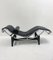 Black Leather LC4 Lounge Chair by Le Corbusier for Cassina, Image 6