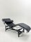 Black Leather LC4 Lounge Chair by Le Corbusier for Cassina, Image 9