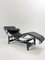 Black Leather LC4 Lounge Chair by Le Corbusier for Cassina 10