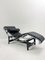 Black Leather LC4 Lounge Chair by Le Corbusier for Cassina, Image 10