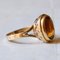 18k Vintage Gold Ring With Orange Citrine, 1970s, Image 11