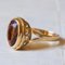 18k Vintage Gold Ring With Orange Citrine, 1970s 1