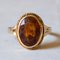 18 Karat Vintage Goldring mit Orange Citrin, 1970er 3