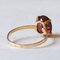 18k Vintage Gold Garnet Ring, 1960s, Image 8