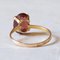 18k Vintage Gold Garnet Ring, 1960s 6
