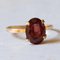 18k Vintage Gold Garnet Ring, 1960s 12