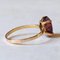 18 Karat Vintage Gold Granat Ring, 1960er 9