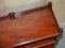 Antique English Mahogany Bookcase Trolly in the style of Gallows, 1840s 11