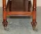 Antique English Mahogany Bookcase Trolly in the style of Gallows, 1840s 16