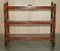 Antique English Mahogany Bookcase Trolly in the style of Gallows, 1840s, Image 17