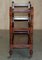 Antique English Mahogany Bookcase Trolly in the style of Gallows, 1840s 18