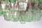 Rosa Amethyst und Grüner Murano Glas Kronleuchter von Poliedri 10