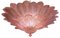 Grand Plafonnier ou Lustre en Verre de Murano Améthyste Rose 10
