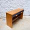 Desk and Stool in Wood by Jordi Vilanova, 1960s, Set of 2 3