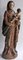 French Artist, Madonna and Child in Polychrome, 17th Century, Wooden Sculpture 1